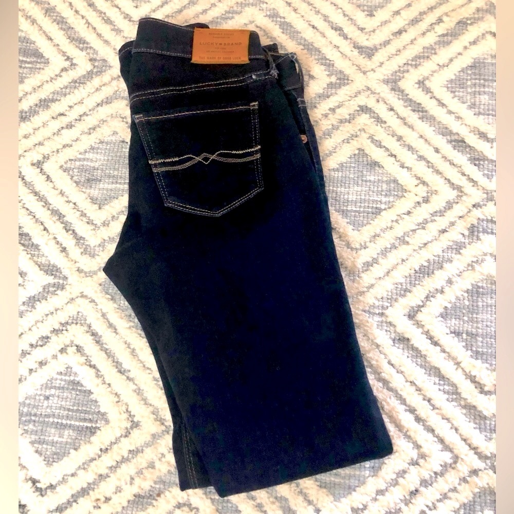 Lucky Brand Orta Charlie Skinny Jeans with Stretch! DARK DENIM
